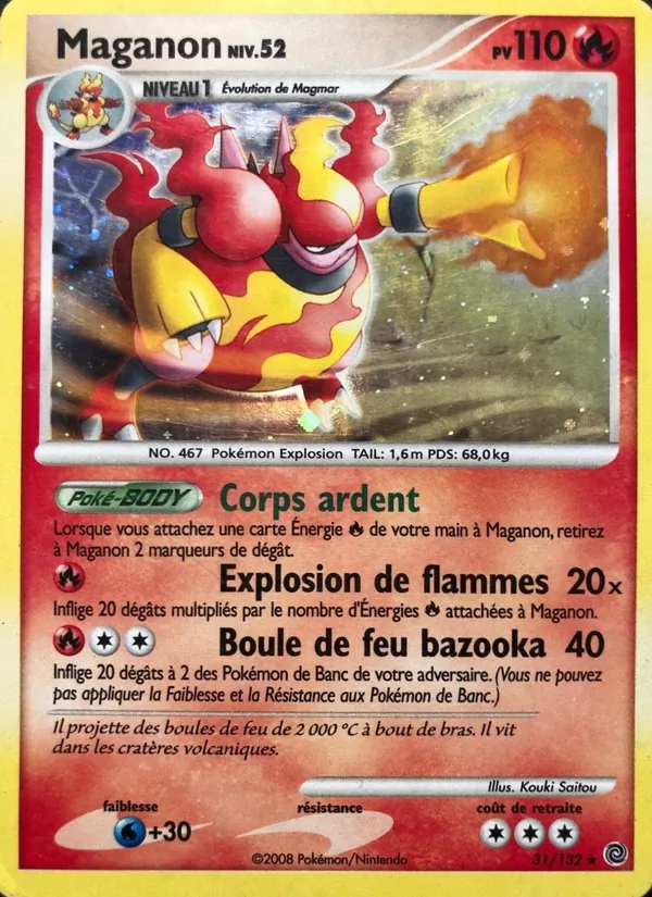 Carte Pokémon Maganon de l'extension Merveilles Secrètes