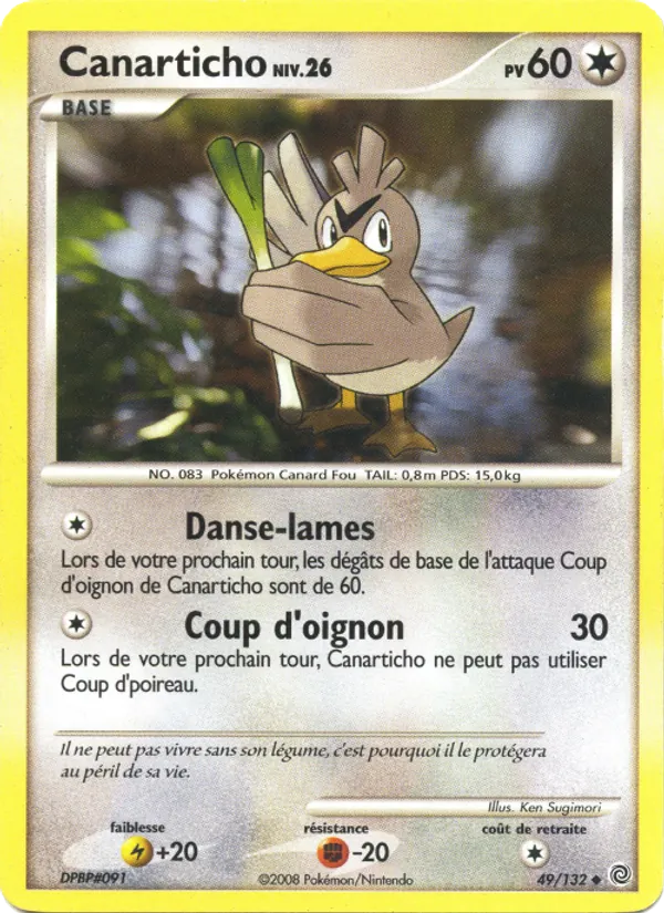 Carte Pokémon Canarticho de l'extension Merveilles Secrètes