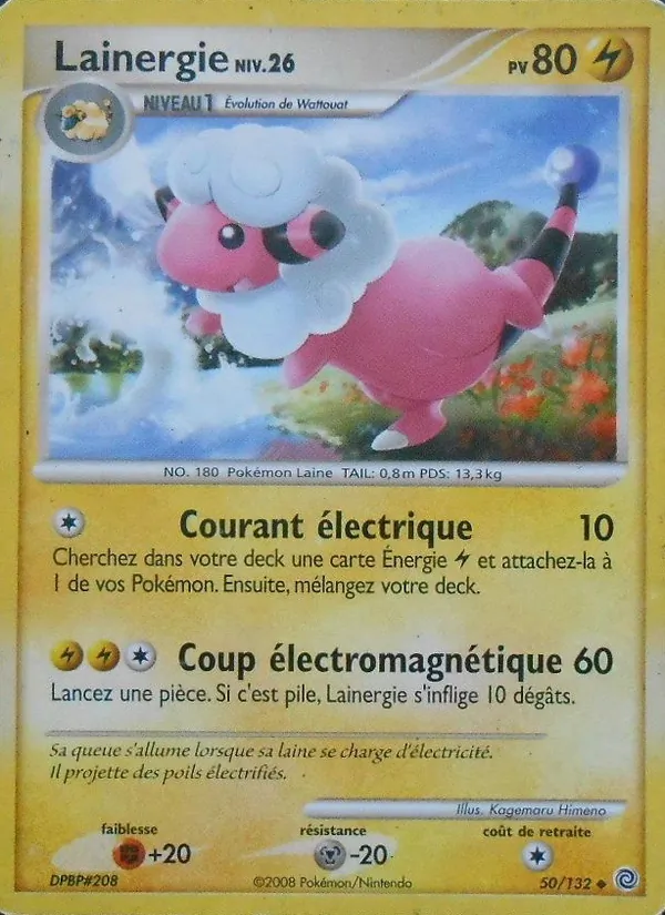 Carte Pokémon Lainergie de l'extension Merveilles Secrètes