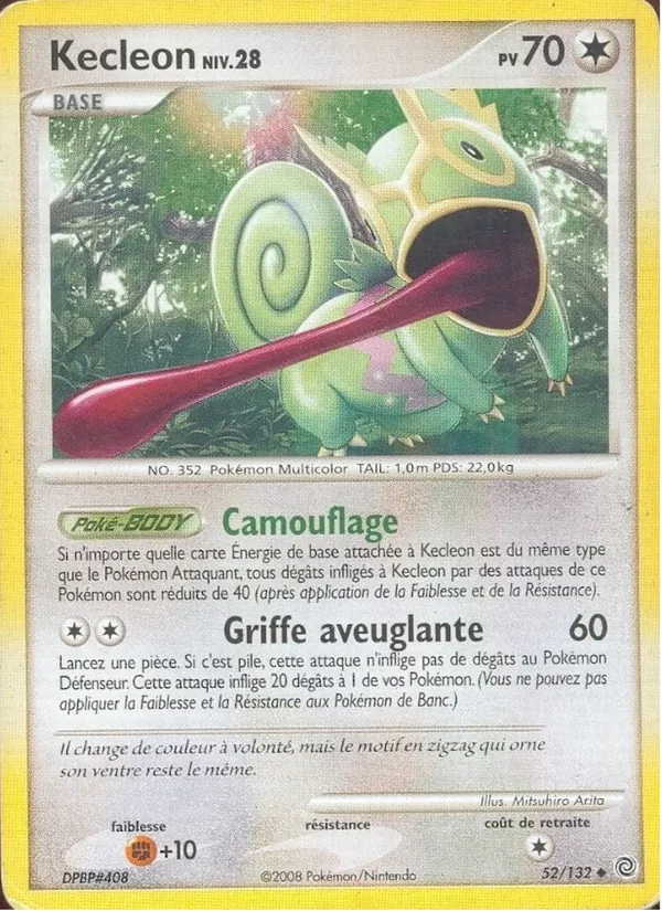 Carte Pokémon Kecleon de l'extension Merveilles Secrètes