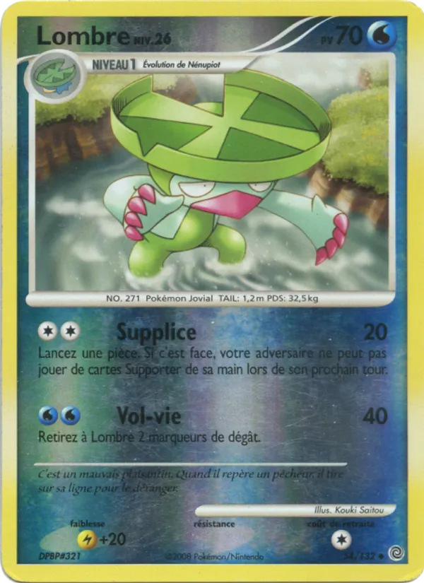 Carte Pokémon Lombre de l'extension Merveilles Secrètes