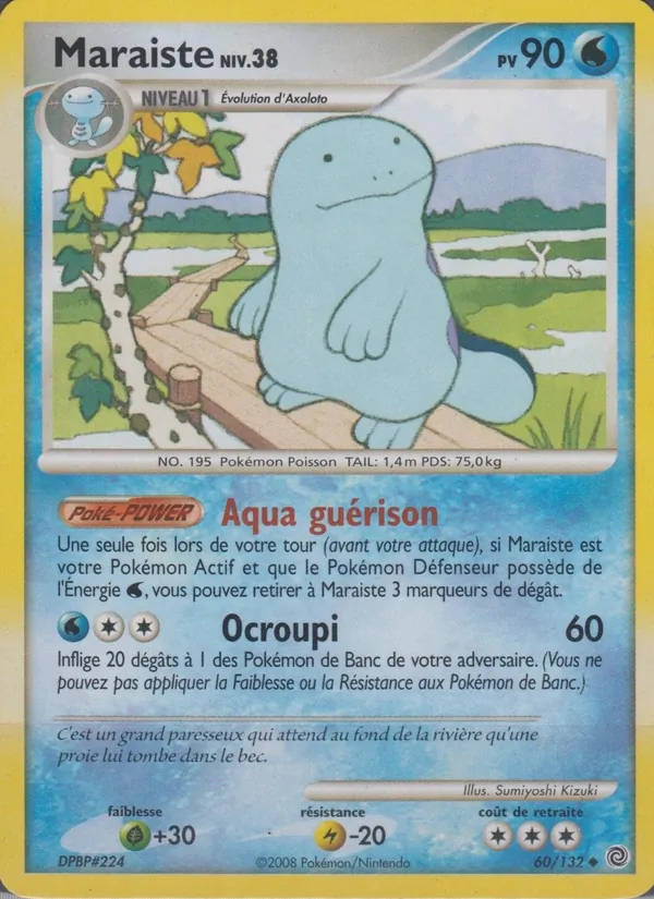 Carte Pokémon Maraiste de l'extension Merveilles Secrètes