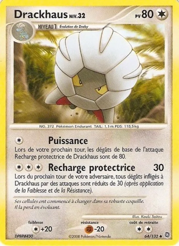 Carte Pokémon Drackhaus de l'extension Merveilles Secrètes