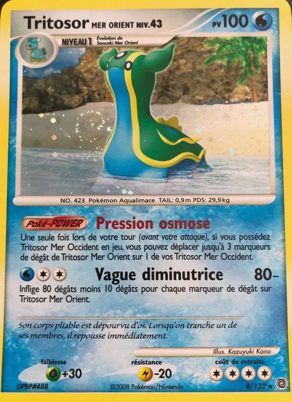 Carte Pokémon Tritosor Mer Orient de l'extension Merveilles Secrètes