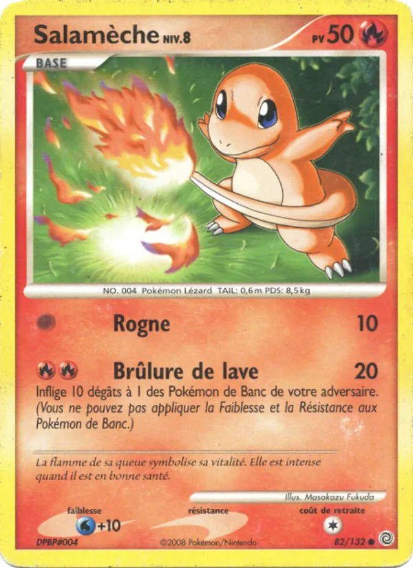Carte Pokémon Salamèche de l'extension Merveilles Secrètes