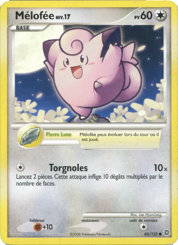 Carte Pokémon Mélofée de l'extension Merveilles Secrètes