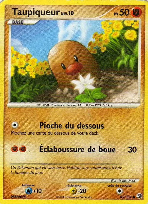 Carte Pokémon Taupiqueur de l'extension Merveilles Secrètes