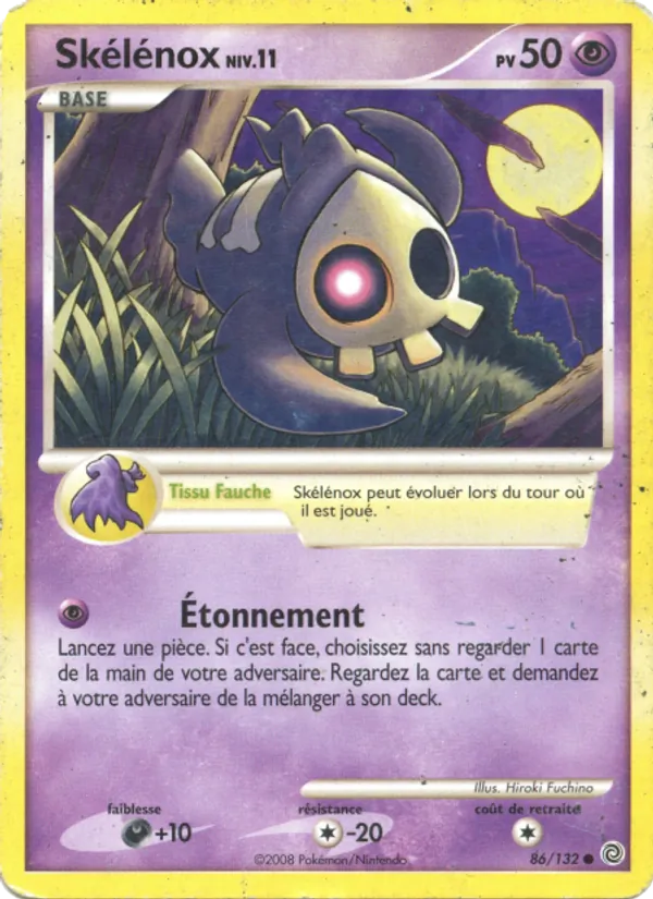 Carte Pokémon Skelénox de l'extension Merveilles Secrètes