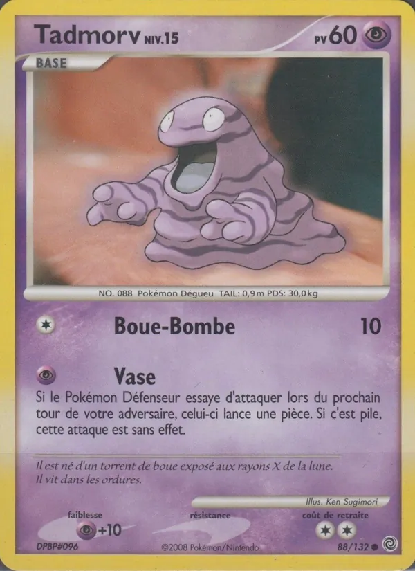 Carte Pokémon Tadmorv de l'extension Merveilles Secrètes