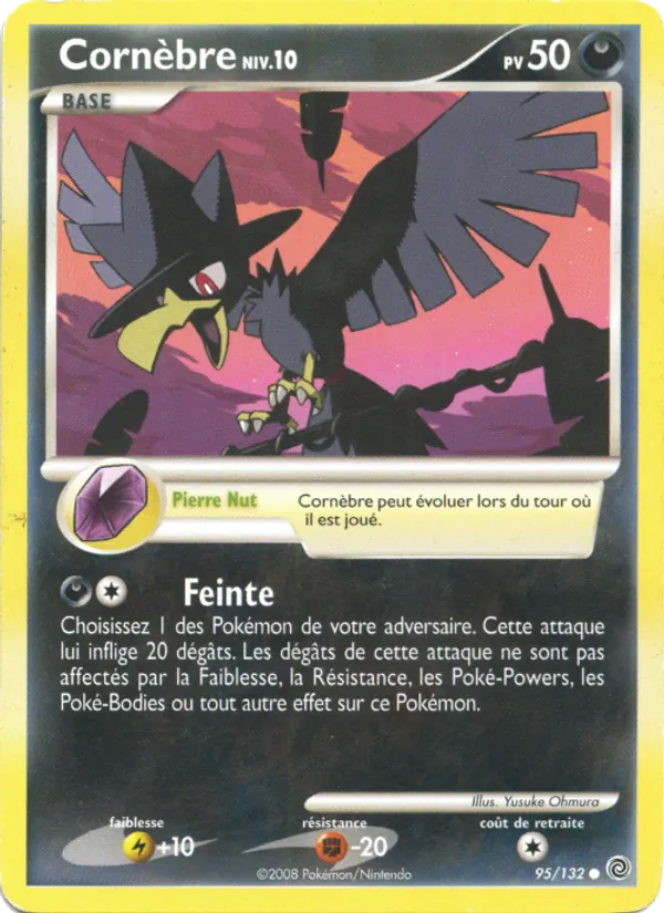 Carte Pokémon Cornèbre de l'extension Merveilles Secrètes