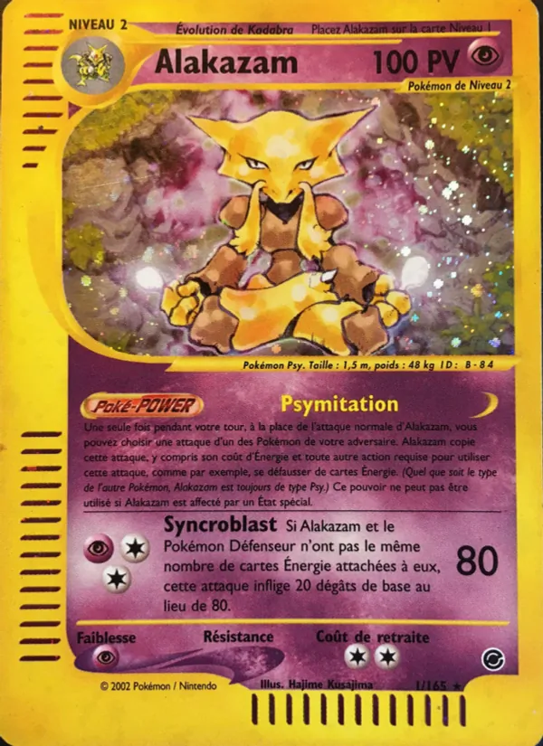 Carte Pokémon Alakazam de l'extension Expedition