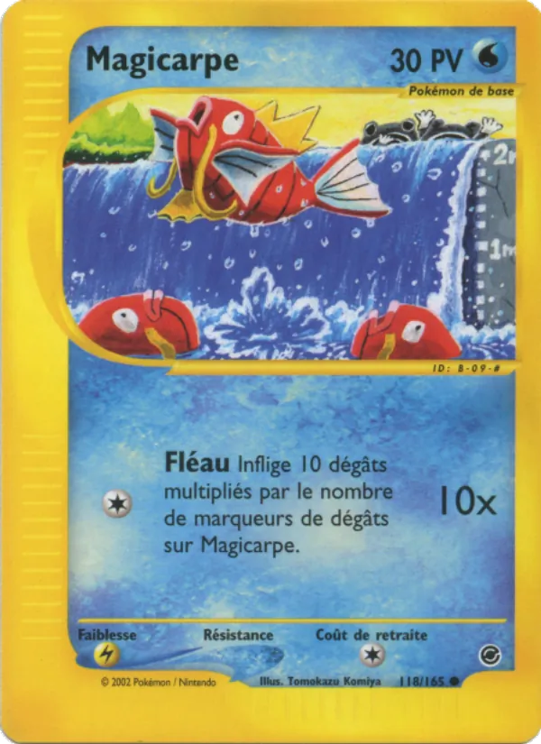 Carte Pokémon Magicarpe de l'extension Expedition