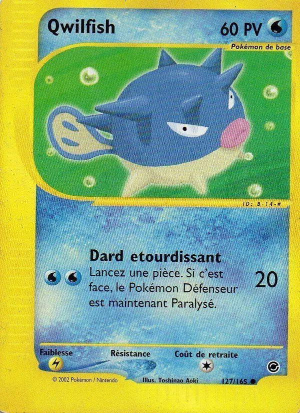 Carte Pokémon Qwilfish de l'extension Expedition
