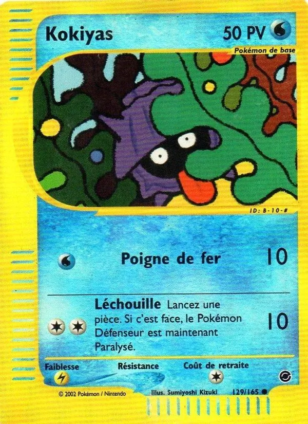 Carte Pokémon Kokiyas de l'extension Expedition