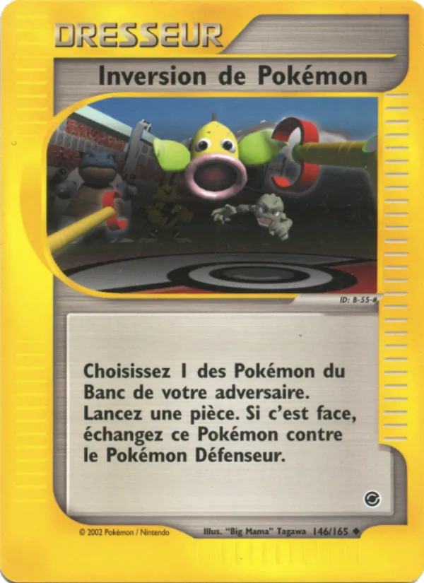 Carte Pokémon Inversion de Pokémon de l'extension Expedition