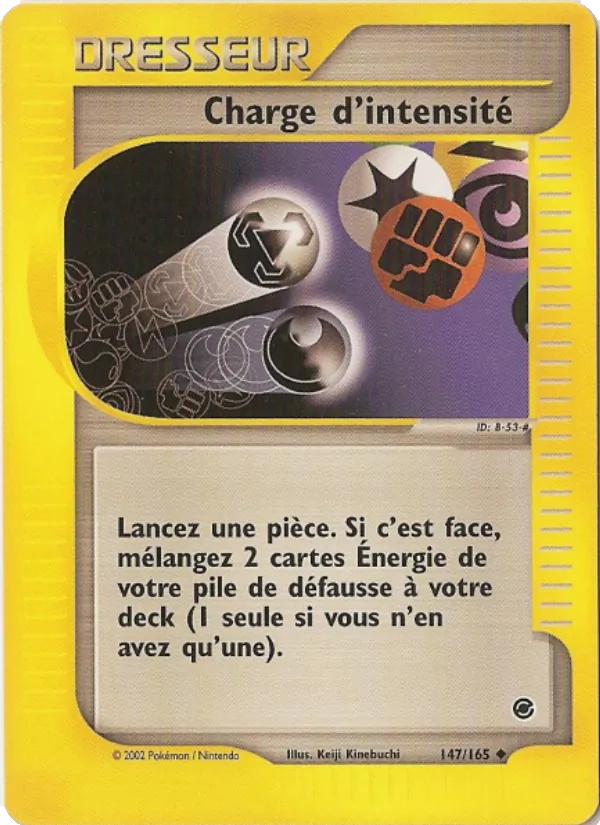 Carte Pokémon Charge d'intensité de l'extension Expedition