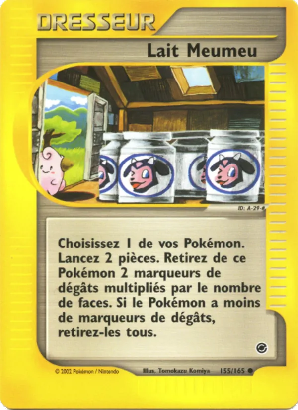 Carte Pokémon Lait Meumeu de l'extension Expedition