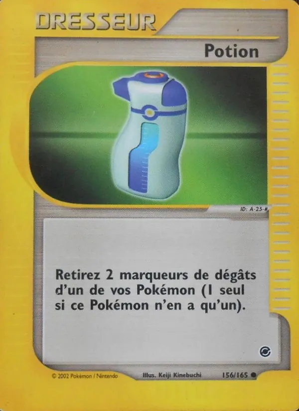 Carte Pokémon Potion de l'extension Expedition