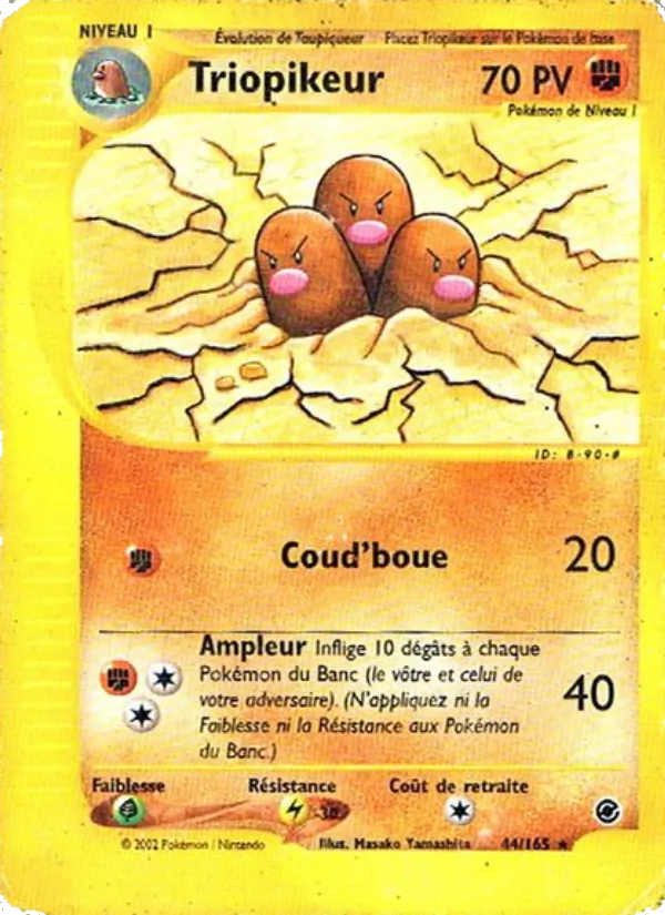 Carte Pokémon Triopikeur de l'extension Expedition