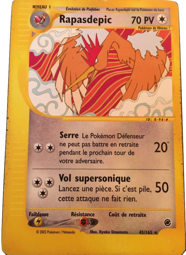 Carte Pokémon Rapasdepic de l'extension Expedition