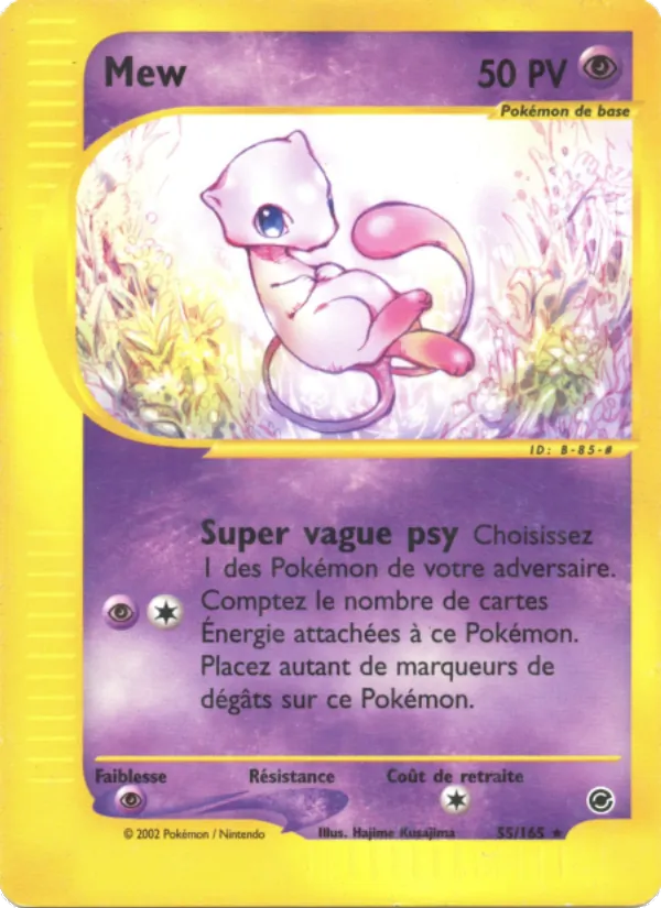 Carte Pokémon Mew de l'extension Expedition