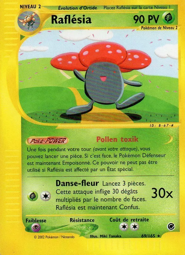 Carte Pokémon Raflésia de l'extension Expedition