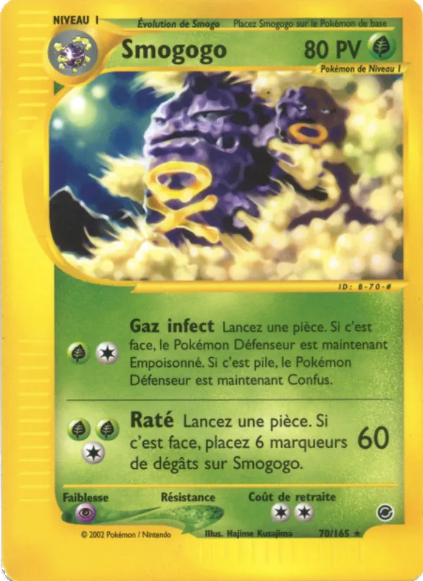 Carte Pokémon Smogogo de l'extension Expedition