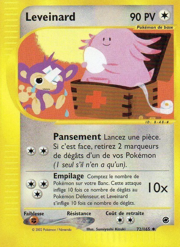 Carte Pokémon Leveinard de l'extension Expedition