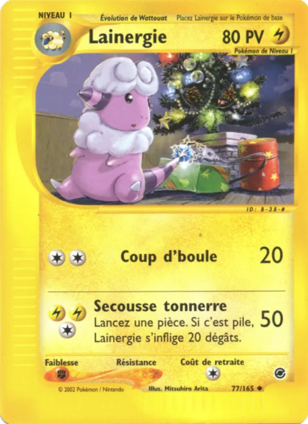 Carte Pokémon Lainergie de l'extension Expedition