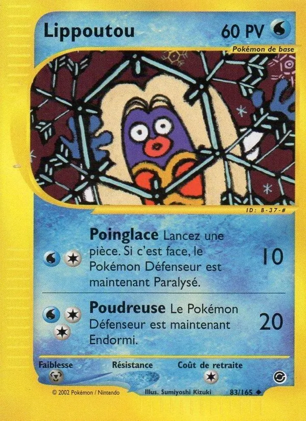 Carte Pokémon Lippoutou de l'extension Expedition