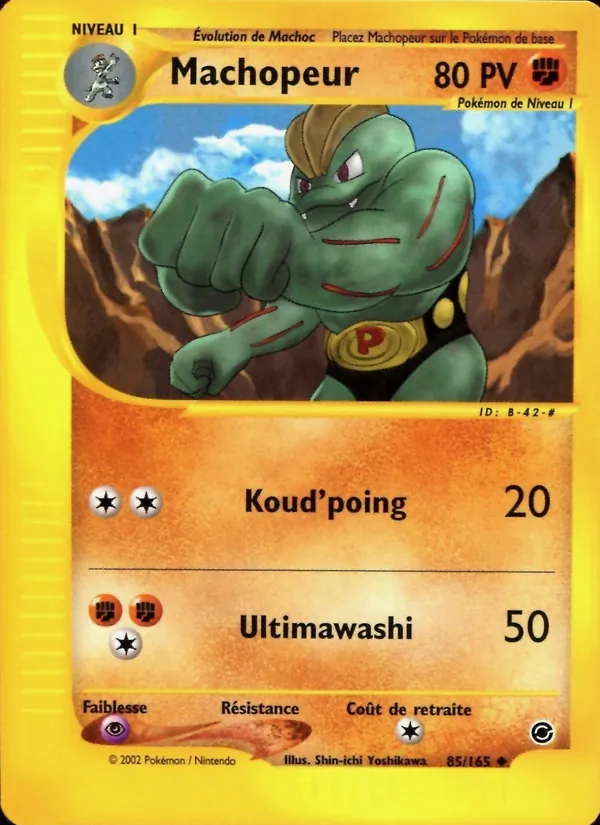 Carte Pokémon Machopeur de l'extension Expedition