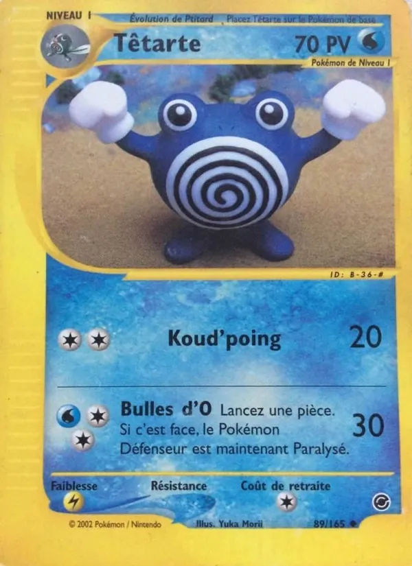 Carte Pokémon Têtarte de l'extension Expedition
