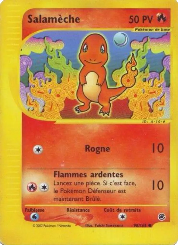 Carte Pokémon Salamèche de l'extension Expedition