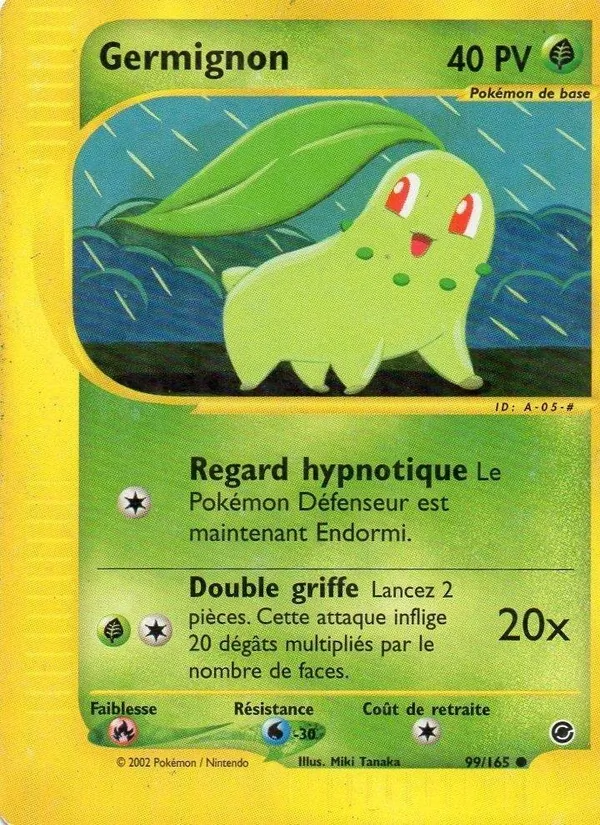 Carte Pokémon Germignon de l'extension Expedition