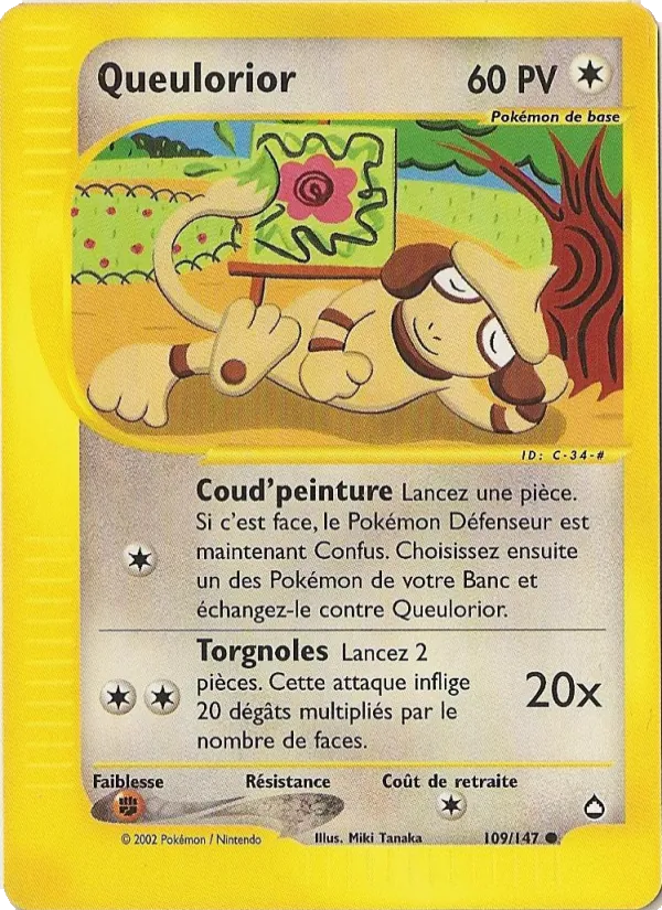 Carte Pokémon Queulorior de l'extension Aquapolis