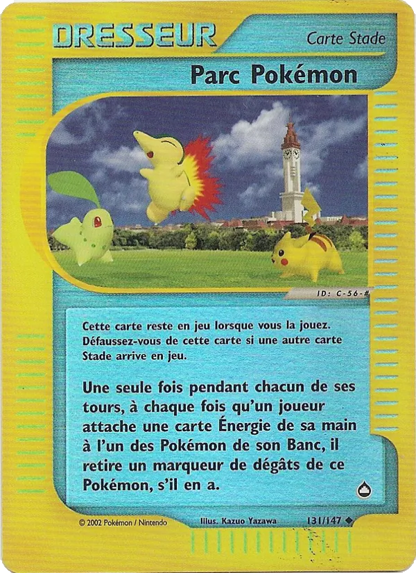 Carte Pokémon Parc Pokémon de l'extension Aquapolis