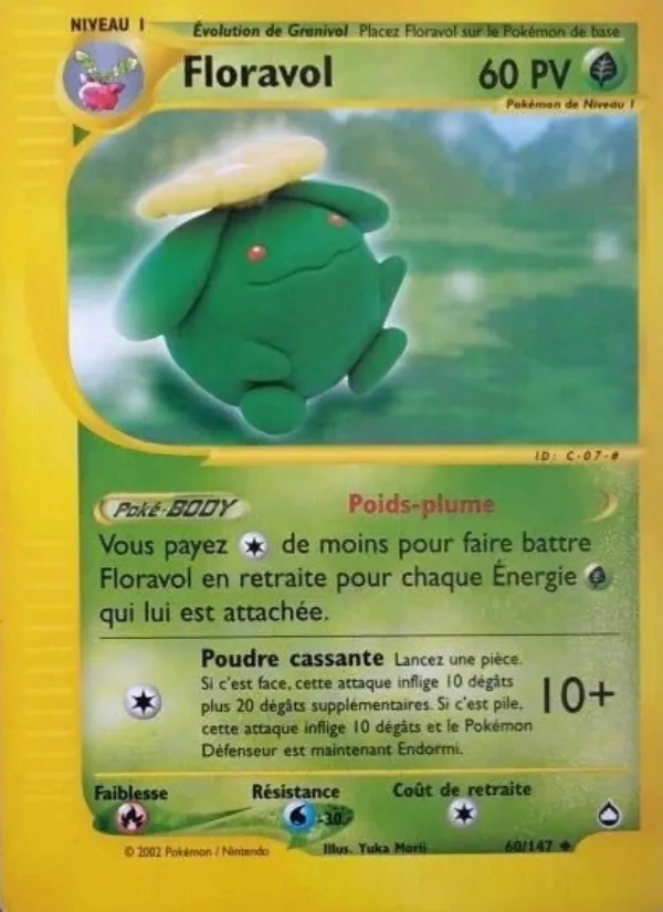 Carte Pokémon Floravol de l'extension Aquapolis