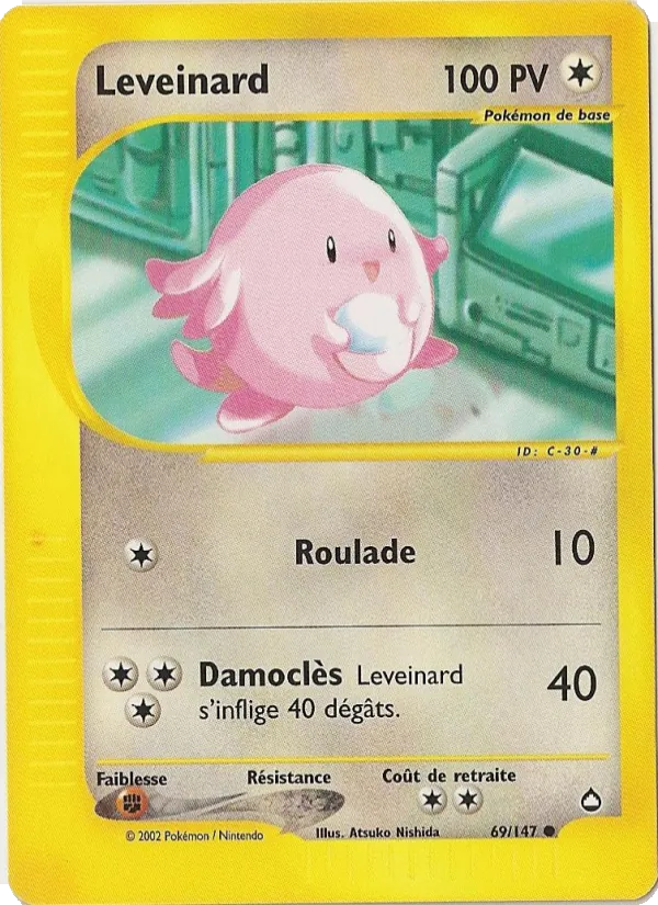 Carte Pokémon Leveinard de l'extension Aquapolis