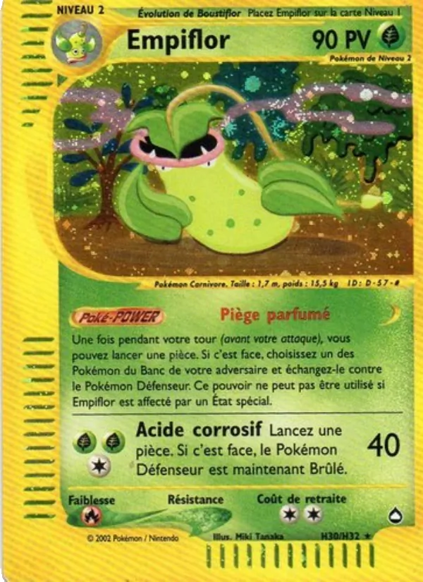 Carte Pokémon Empiflor de l'extension Aquapolis
