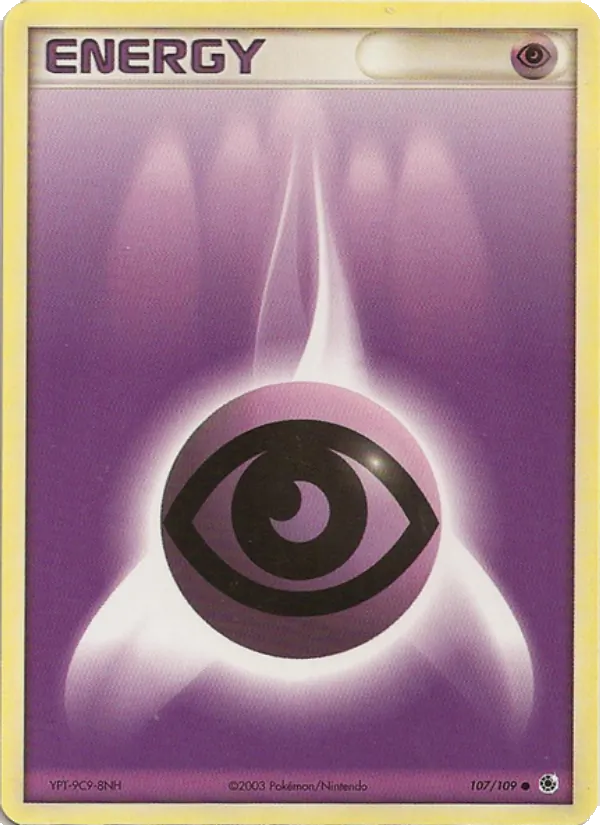 Carte Pokémon Énergie Psy de l'extension EX Rubis & Saphir