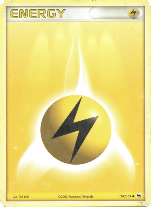 Carte Pokémon Énergie Électrique de l'extension EX Rubis & Saphir