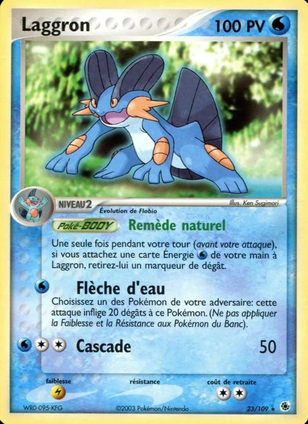 Carte Pokémon Laggron de l'extension EX Rubis & Saphir