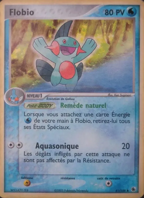 Carte Pokémon Flobio de l'extension EX Rubis & Saphir