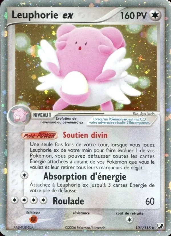 Carte Pokémon Leuphorie ex de l'extension EX Forces Cachées