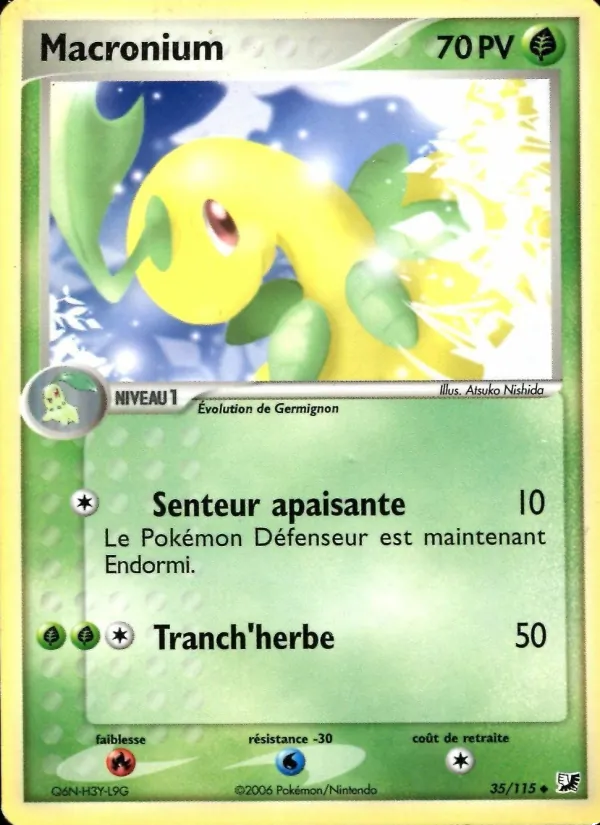 Carte Pokémon Macronium de l'extension EX Forces Cachées