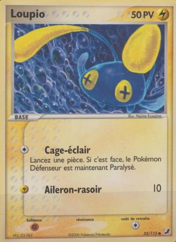 Carte Pokémon Loupio de l'extension EX Forces Cachées