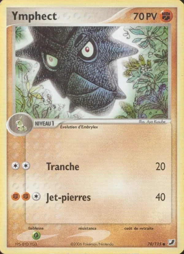Carte Pokémon Ymphect de l'extension EX Forces Cachées