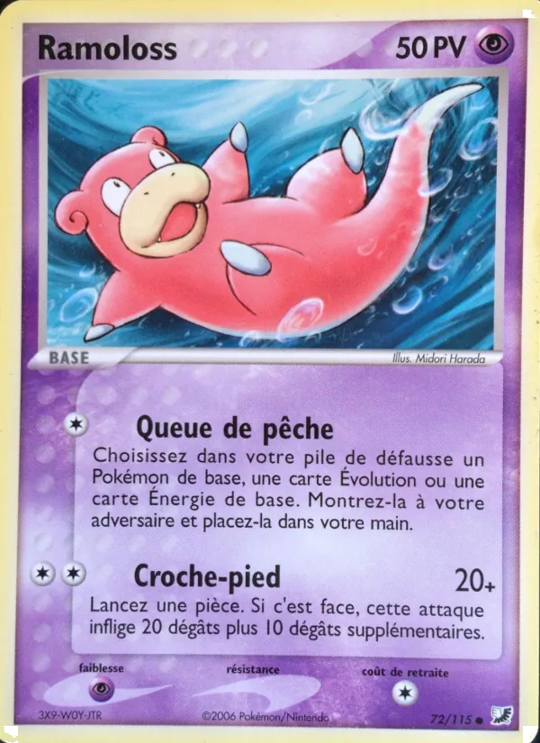 Carte Pokémon Ramoloss de l'extension EX Forces Cachées
