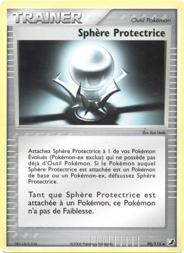 Carte Pokémon Sphère Protectrice de l'extension EX Forces Cachées