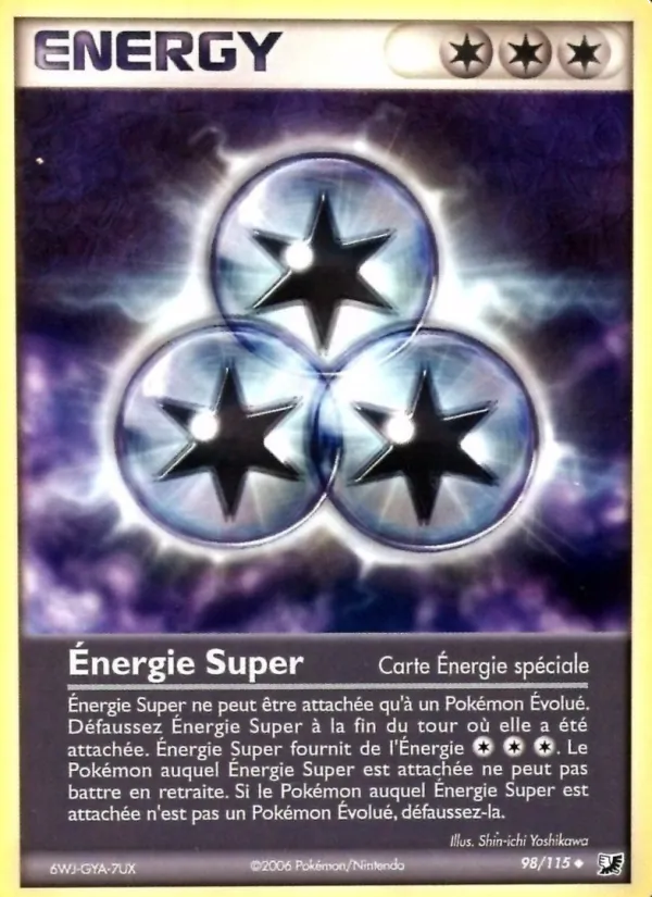 Carte Pokémon Énergie Super de l'extension EX Forces Cachées